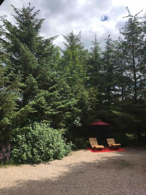 Cabin with Hot Tub in Aberdeenshire Villa Gamrie Buitenkant foto